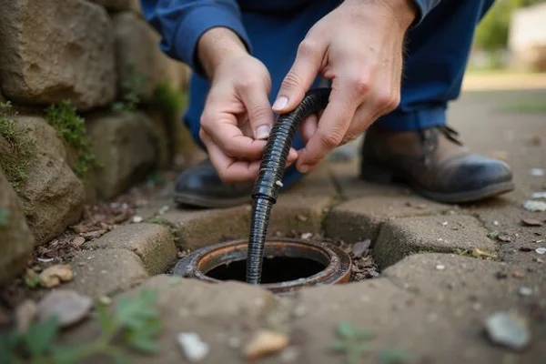 Drain Cleaning & CCTV Inspection work example 3