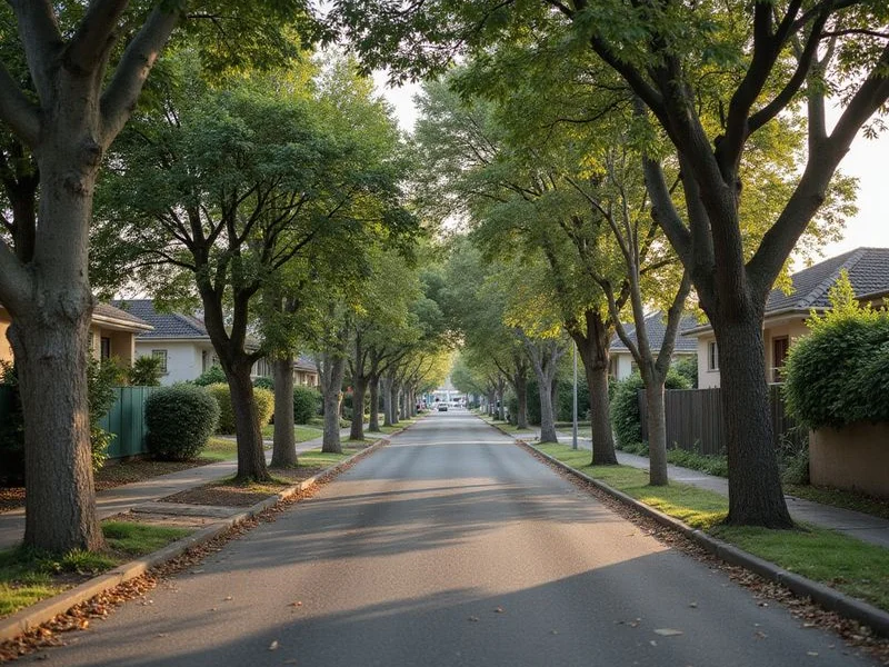 Residential street in Fourways